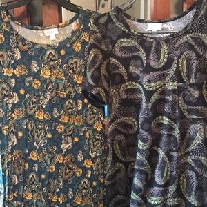 2 guc lularoe Carly dresses xs